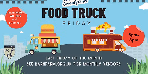 Food Truck Friday - 29th May 2026