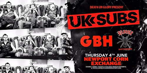 UK Subs \/ GBH \/ Rust (Aus) Live at Newport Corn Exchange
