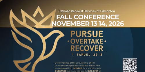 CRS FALL CONFERENCE | PURSUE | OVERTAKE | RECOVER
