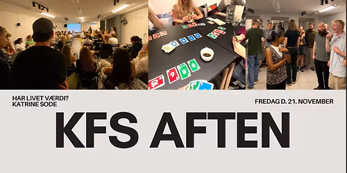 KFS Aften \/\/ Har livet v\u00e6rdi? - Katrine Sode
