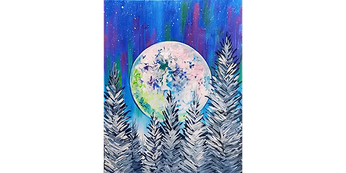Bright Moon Through the Trees - Paint and Sip in Fishkill | Classpop!\u2122