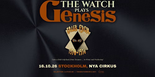 The Watch plays Genesis "Tales from 1970-76" | Stockholm