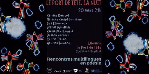Le Port de t\u00eate, la nuit | Rencontres multilingues en po\u00e9sie