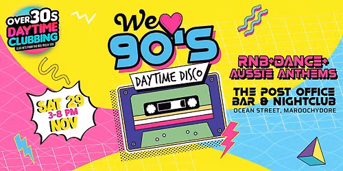 OVER 30s DAYTIME CLUBBING - SUNSHINE COAST