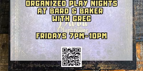 Blood on the Clocktower Organized Play Night at Bard & Baker