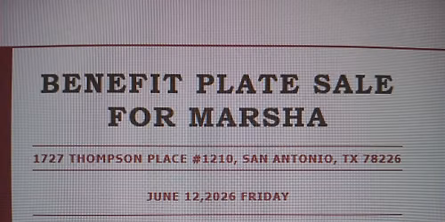 Marsha\u2019s Benefit plate sale