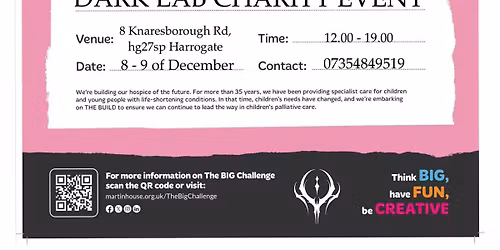 CHARITY EVENT DARK LAB X MARTIN HOUSE