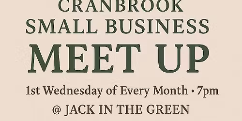 Cranbrook Small Business Meet-Up