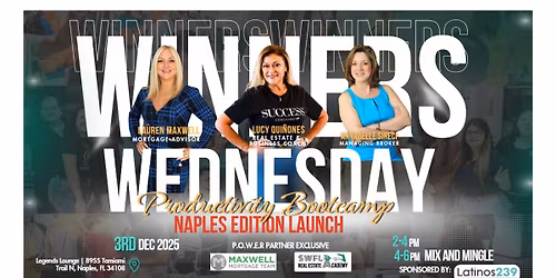 Winners Wednesday Productivity Bootcamp - Naples Edition