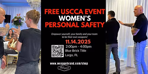 FREE USCCA Event\/ Women\u2019s Personal Safety