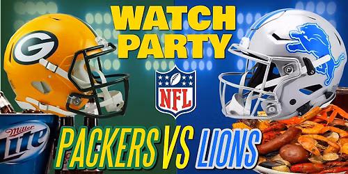 Packers vs Lions!! - Watch Party at The Revel!
