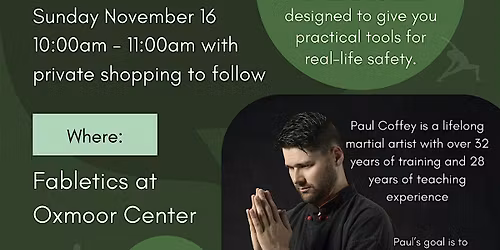 Self Defense at Fabletics Oxmoor