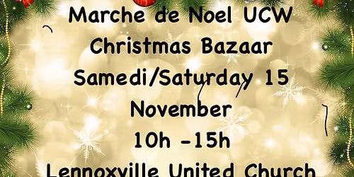 Marche de Noel- UCW Christmas Bazaar
