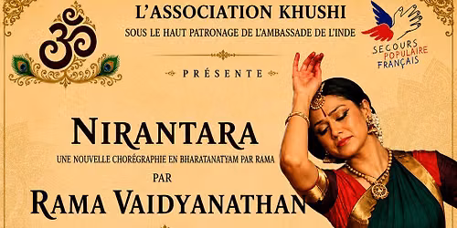 SPECTACLE DE BHARATANATYAM AVEC RAMA VAIDYANATHAN