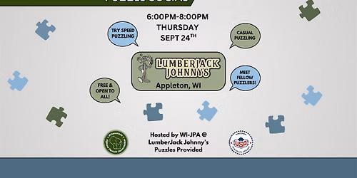 Puzzle Social - Appleton - Hosted by WI-JPA September