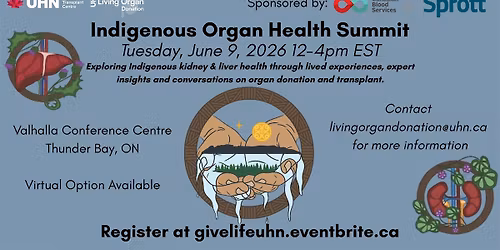 Indigenous Organ Health Summit IN PERSON
