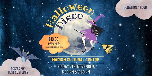 Halloween Disco @ 7:30 pm