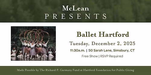 McLean Presents: Ballet Hartford
