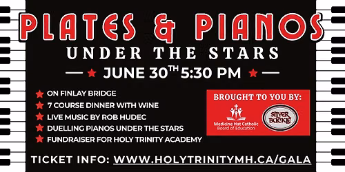 Plates & Pianos Under the Stars Fundraising Gala