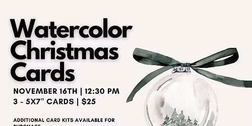 Watercolor Christmas Cards