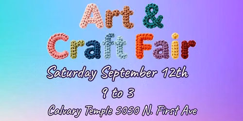 Calvary Temple WM Craft Fair