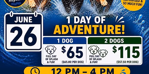 \ud83c\udf0a Splash Club \u2013 June 26 Adventure Experience! \ud83d\udc3e
