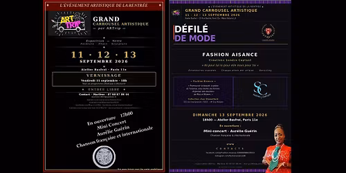 D\u00e9fil\u00e9 de mode   par la cr\u00e9atrice Sandra Captant  Asso  Fashion Aisance