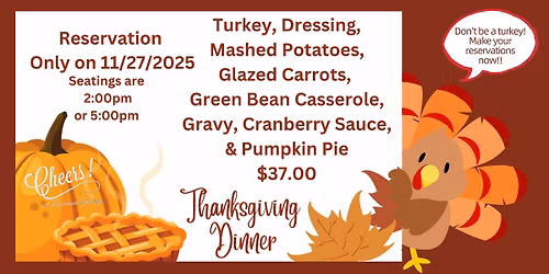 Thanksgiving at Cheers!