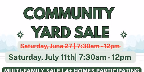 Community Yard Sale 