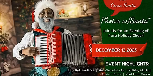 Hot Chocolate with Cocoa Santa