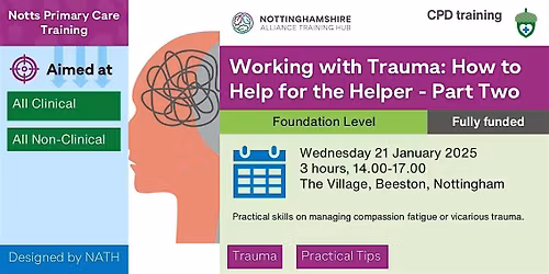 Working with Trauma: How to Help the Helper Part Two: Practical PM