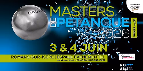Masters de P\u00e9tanque 2026