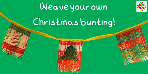 Weave your own Christmas bunting!