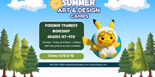 Summer Camp Pokemon Trainers Workshop (1st-5th)