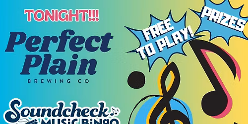 SoundCheck Music Bingo at Perfect Plain Brewing Co.