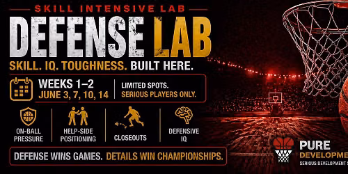 Skill Intensive Lab: Defense (Limited Spots \u2013 Weeks 1\u20132)