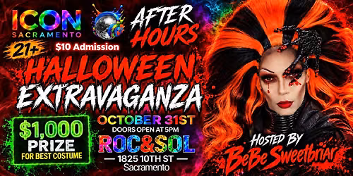 HALLOWEEN EXTRAVAGANZA Icon After Hours at ROC & SOL in Sacramento