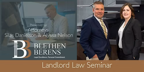 Landlord Law Seminar with Blethen Berens