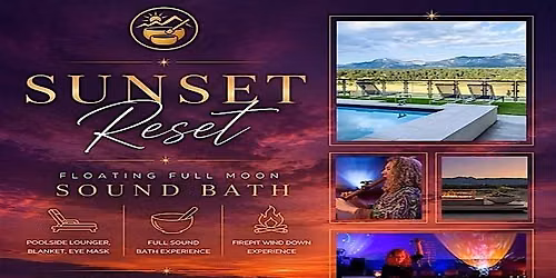 Sunset Reset: Floating Full Moon Sound Bath