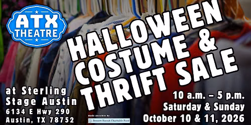 Halloween Costume & Thrift Sale