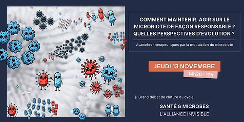 Avanc\u00e9es th\u00e9rapeutiques par la modulation du microbiote - Pr\u00e9sentiel