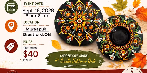 Brantford-Autumn Radiance Dot-Painting Workshop