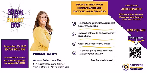 Break Your Bullsh*t Box Success Accelerator