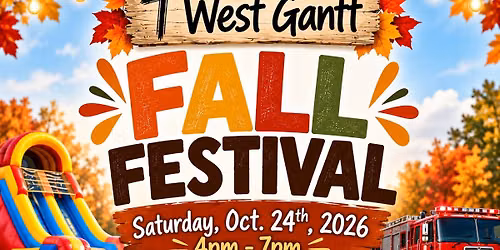 2026 West Gantt Fall Festival\/Festival de Oto\u00f1o de West Gantt