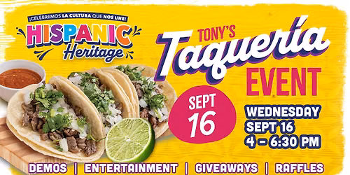 Hispanic Heritage Taqueria Event
