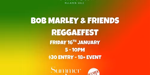 Bob Marley & Friends - ReggaeFest at Paxton Wines