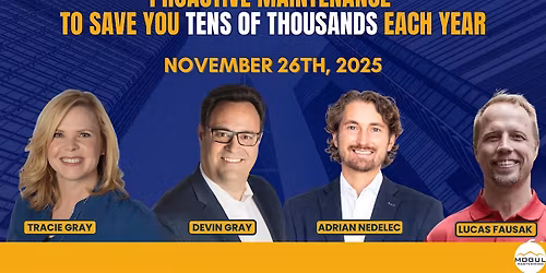 Proactive Maintenance  to save you tens of thousands each year