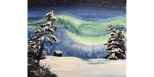 Winter Cabin in the Woods - Paint and Sip in Houston | Classpop!\u2122