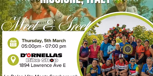 Belvedere Bike Hotel Meet & Greet at D\u2019Ornellas Bike Shop