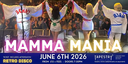 MAMMA Mania!! Fully Choreographed ABBA TRIBUTE Show!